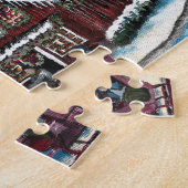 Puzzle Noël primitif de la Nouvelle-Angleterre (Côté)