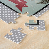 Puzzle Noël, Rétro, Finches (Côté)