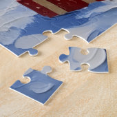 Puzzle Noël Rhodesian Ridgeback Bateau Vacances (Côté)