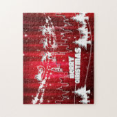 Puzzle Noël rouge (Vertical)