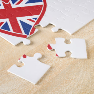 Puzzle Noël Royaume-Uni USA Chauffages patriotiques