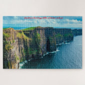 Puzzle Noël salutations Cliff de Moher Irlande (Horizontal)