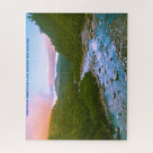 Puzzle Noël Salutations Lac Wanaka Nouvelle-Zélande (Vertical)