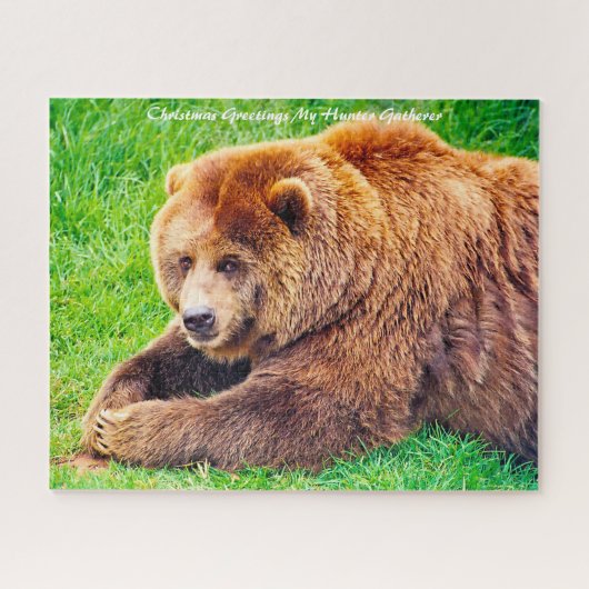 Puzzle Noël Salutations Mon Chasseur Jigsaw Puzz (Horizontal)