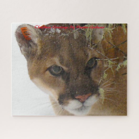 Puzzle Noël Salutations Mon Chasseur Jigsaw Puzz (Horizontal)