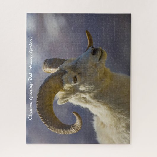 Puzzle Noël Salutations Mon Hunter Gatherer (Vertical)