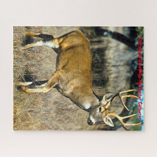 Puzzle Noël Salutations Mon Hunter Gatherer (Horizontal)