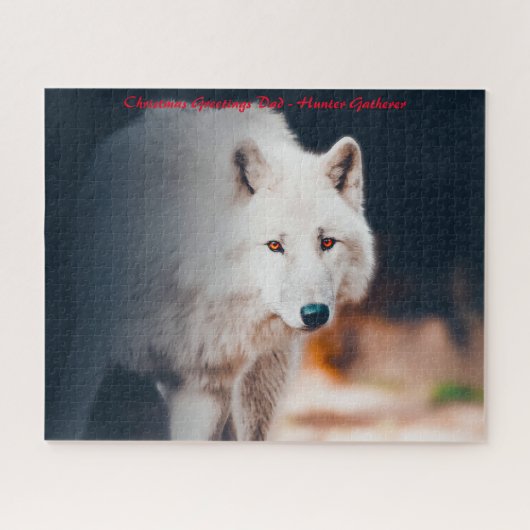 Puzzle Noël Salutations Mon Hunter Gatherer (Horizontal)