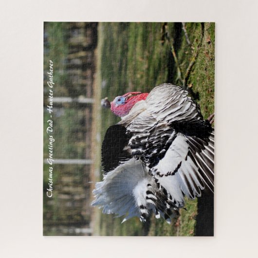 Puzzle Noël Salutations Mon Hunter Gatherer (Vertical)