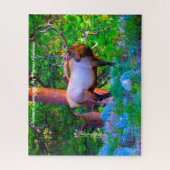 Puzzle Noël Salutations Mon Hunter Gatherer (Vertical)