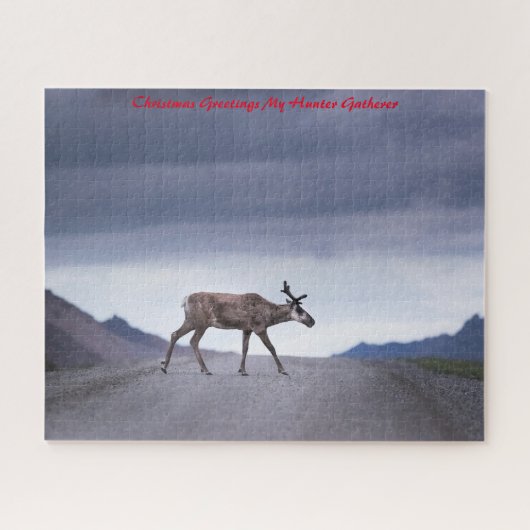 Puzzle Noël Salutations Mon Hunter Gatherer (Horizontal)