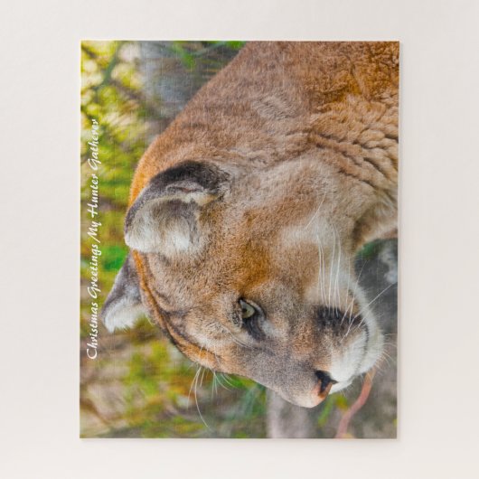 Puzzle Noël Salutations Mon Hunter Gatherer (Vertical)