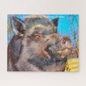 Puzzle Noël Salutations Mon Hunter Gatherer (Horizontal)