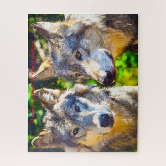 Puzzle Noël Salutations Mon Hunter Gatherer (Vertical)