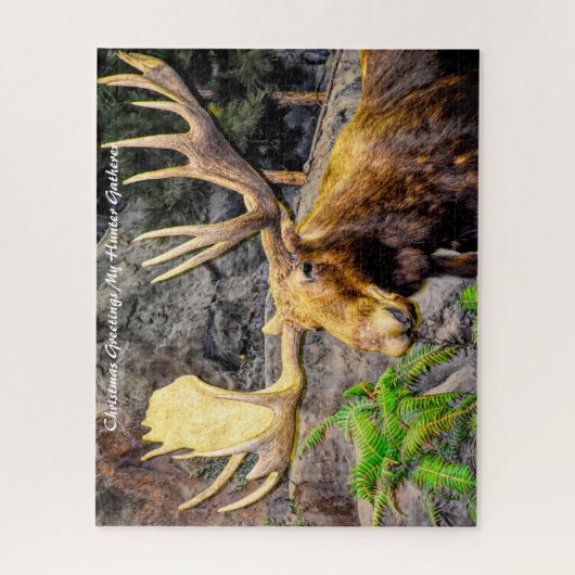 Puzzle Noël Salutations Mon Hunter Gatherer (Vertical)