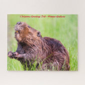 Puzzle Noël Salutations Mon Hunter Gatherer (Horizontal)