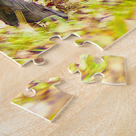 Puzzle Noël Salutations Mon Hunter Gatherer (Côté)