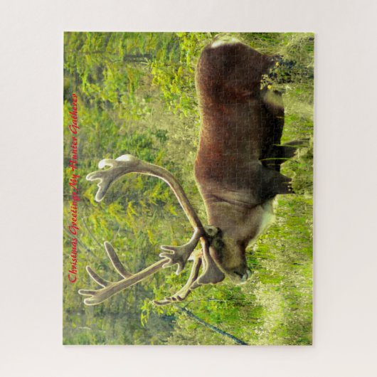 Puzzle Noël Salutations Mon Hunter Gatherer (Vertical)