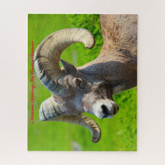 Puzzle Noël Salutations Mon Hunter Gatherer (Vertical)