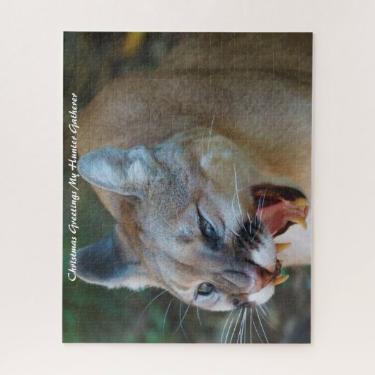 Puzzle Noël Salutations Mon Hunter Gatherer (Vertical)