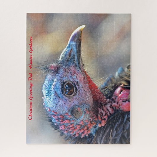 Puzzle Noël Salutations Mon Hunter Gatherer (Vertical)