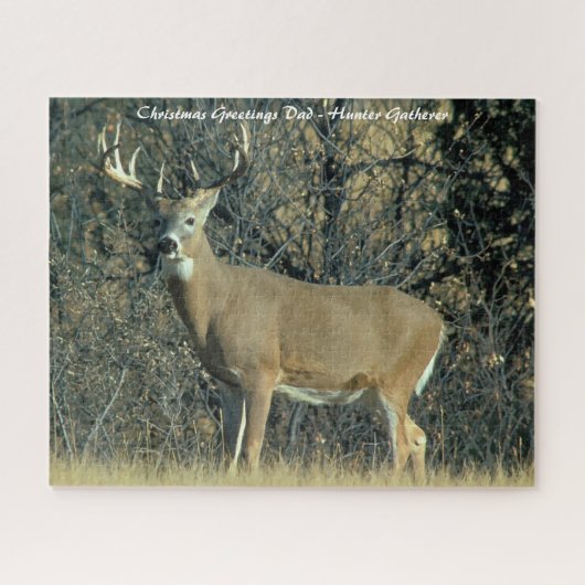 Puzzle Noël Salutations Mon Hunter Gatherer (Horizontal)