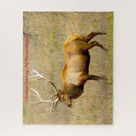 Puzzle Noël Salutations Mon Hunter Gatherer (Vertical)