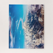 Puzzle Noël Salutations Parc national Denali Alaska. (Vertical)