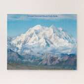 Puzzle Noël Salutations Parc national Denali Alaska. (Horizontal)