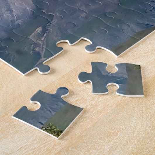 Puzzle Noël Salutations Parc national Denali Alaska. (Côté)