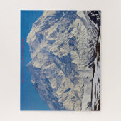 Puzzle Noël Salutations Parc national Denali Alaska. (Vertical)