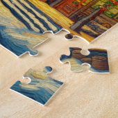 Puzzle Noël Starry Night Mountain Village (Côté)