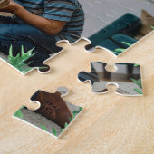 Puzzle Noël Thème Moderne Photo Animaux (Côté)