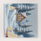 Puzzle Noël Ville d'hiver (Horizontal)