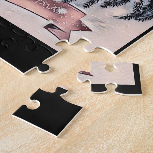 Puzzle Noël, Vintage (Côté)