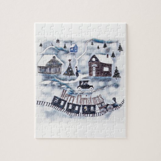 Puzzle Noël, Vintage (Vertical)