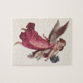 Puzzle Noël vintage, Ange victorien Guardian (Horizontal)