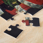 Puzzle Noël vintage, Père Noël avec présents (Côté)