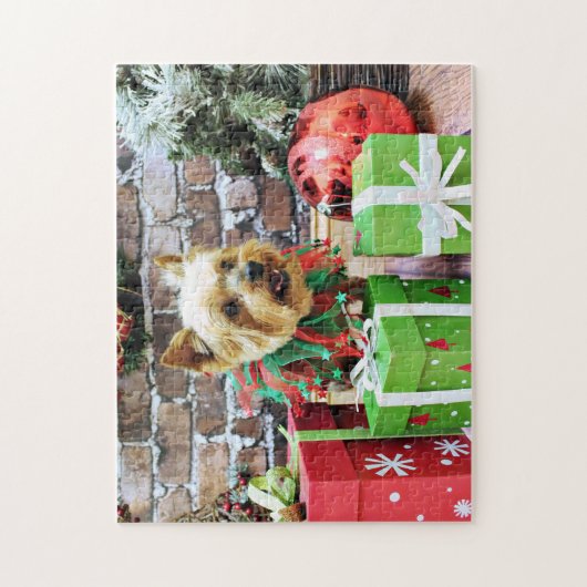 Puzzle Noël - Yorkie - Willie (Vertical)