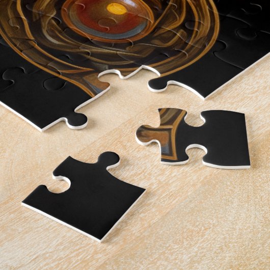 Puzzle Noeud Celtique Rouge Gold (Côté)