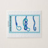 Puzzle Noeud de boucle de sang (Instruction de noeud de n (Horizontal)