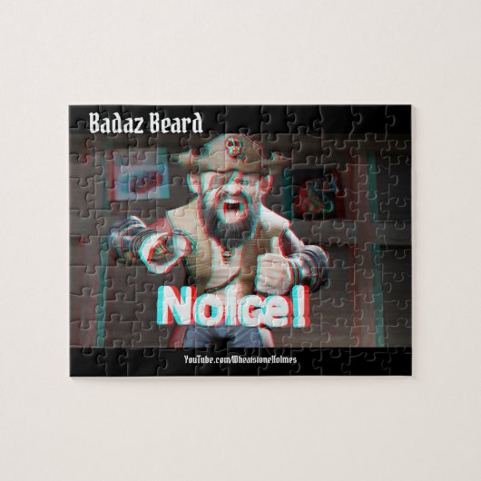 Puzzle Noice ! Badaz Beard 3D (Horizontal)