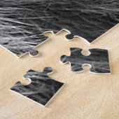 Puzzle Noir Blanc Motivation Leadership Lion Portrait (Côté)