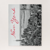 Puzzle Noir blanc New York City Manhattan (Vertical)