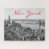 Puzzle Noir blanc New York City Manhattan (Horizontal)