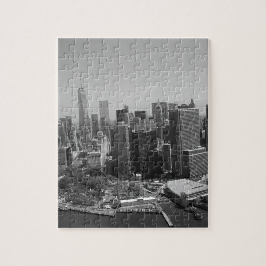 Puzzle Noir blanc New York City Skyline (Vertical)