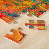 Puzzle Noir bleu ÉTERNEL Ombre de turquoise d'orange de (Côté)