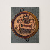 Puzzle Noir-chiffre tasse de Laconian dépeignant un atta (Vertical)