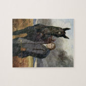 Puzzle noir de beauté - de livre de Sewell (Horizontal)