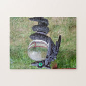 Puzzle noir de globe de dragon (Horizontal)